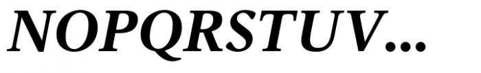 Vernacular Serif Bold Italic Font UPPERCASE