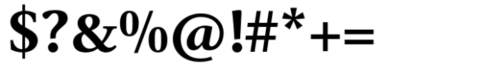 Vernacular Serif Bold Font OTHER CHARS