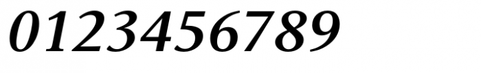 Vernacular Serif Demi Italic Font OTHER CHARS