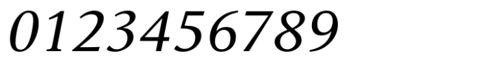 Vernacular Serif Italic Font OTHER CHARS