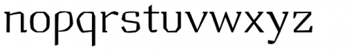 Vernyhora Regular Font LOWERCASE