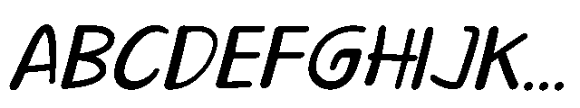 Verona Christmas Italic Font UPPERCASE