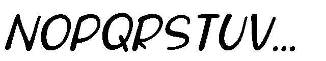 Verona Christmas Italic Font UPPERCASE