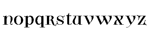 Verond Son Font LOWERCASE