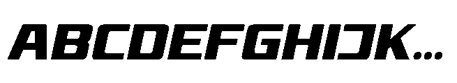 Versamore Slant Font UPPERCASE