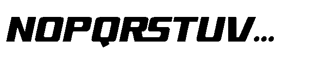 Versamore Slant Font LOWERCASE