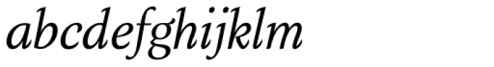 Verse Serif Italic Font LOWERCASE