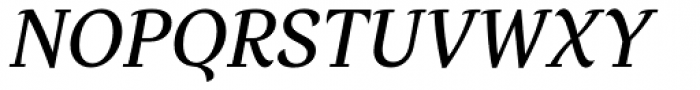 Verse Serif Medium Italic Font UPPERCASE