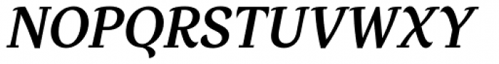 Verse Serif SemiBold Italic Font UPPERCASE