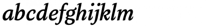 Verse Serif SemiBold Italic Font LOWERCASE
