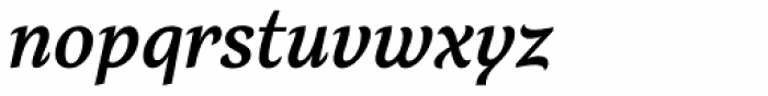Verse Serif SemiBold Italic Font LOWERCASE
