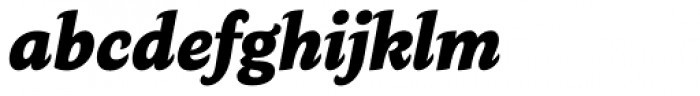 Verse Serif UltraBold Italic Font LOWERCASE