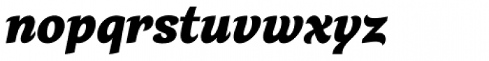 Verse Serif UltraBold Italic Font LOWERCASE
