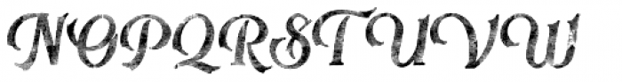 Versica Textured Font UPPERCASE