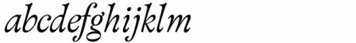 Versina Light Italic Font LOWERCASE