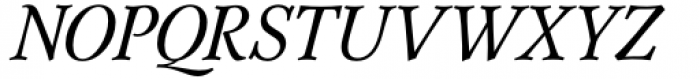 Versina Regular Italic Font UPPERCASE