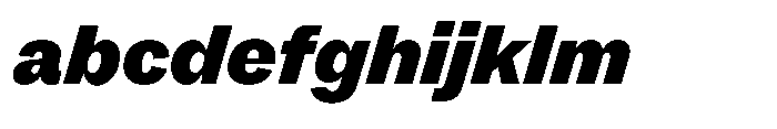 Version A Black Italic FONT