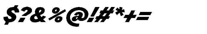 Version A Black Supa Font OTHER CHARS