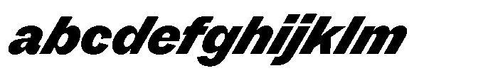Version A Black Supa FONT