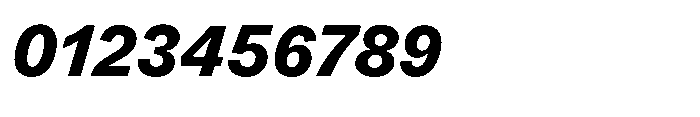 Version A Bold Italic Font OTHER CHARS