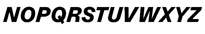 Version A Bold Italic Font UPPERCASE