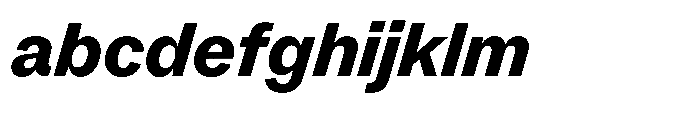 Version A Bold Italic FONT