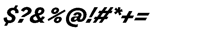 Version A Bold Supa Font OTHER CHARS