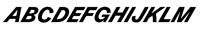 Version A Bold Supa Font UPPERCASE