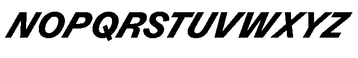 Version A Bold Supa Font UPPERCASE