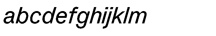 Version A Italic FONT