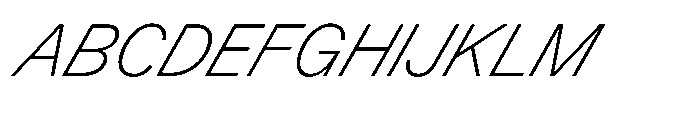Version A Light Supa Font UPPERCASE