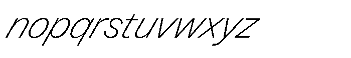 Version A Light Supa Font LOWERCASE