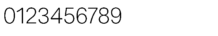 Version A Light Font OTHER CHARS
