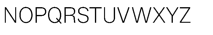 Version A Light Font UPPERCASE