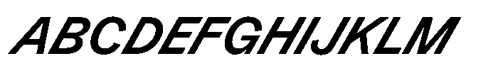 Version A Medium Supa Font UPPERCASE
