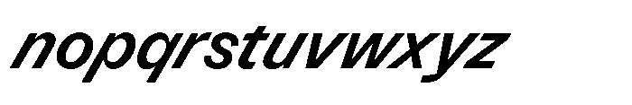 Version A Medium Supa Font LOWERCASE