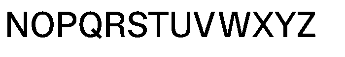 Version A Regular Font UPPERCASE