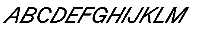 Version A Supa Font UPPERCASE