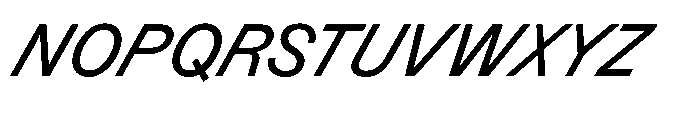 Version A Supa Font UPPERCASE