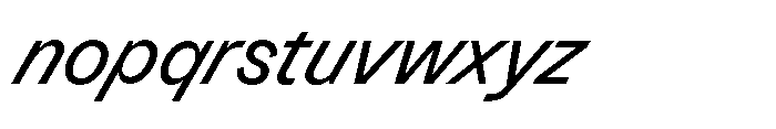 Version A Supa Font LOWERCASE
