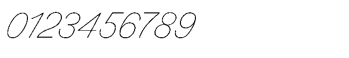 Version A Thin Supa Font OTHER CHARS