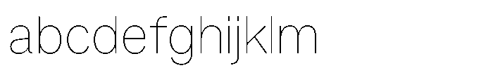 Version A Thin FONT