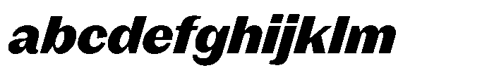 Version C Black Italic FONT