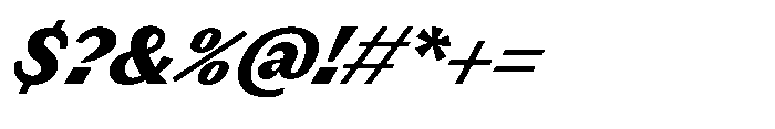 Version C Black Supa Font OTHER CHARS