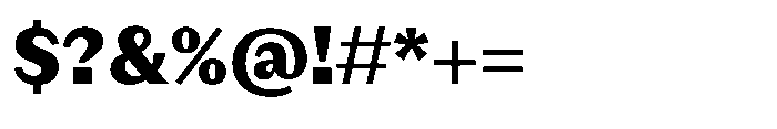Version C Black Font OTHER CHARS