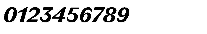 Version C Bold Italic Font OTHER CHARS