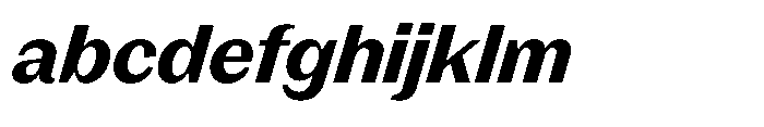 Version C Bold Italic FONT