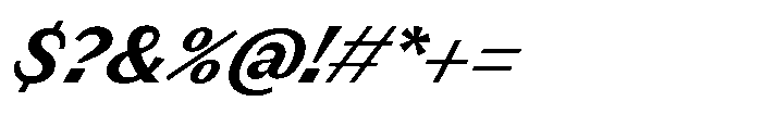 Version C Bold Supa Font OTHER CHARS