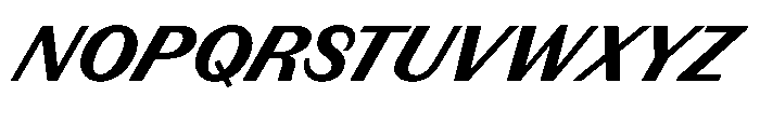 Version C Bold Supa Font UPPERCASE