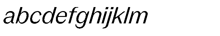 Version C Italic FONT